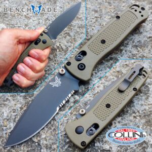 Benchmade - Bugout Axis - Grey Coated Serrated - 535SGRY-1 - cuchillo