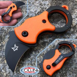 Fox - Mini-Ka - Nylon Naranja y Idroglider - FX-535OB - cuchillo karambit
