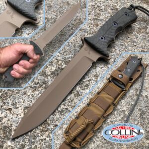 Chris Reeve - Green Beret 7" knife Dark Earth by W. Harsey - 2017 Version - cuchillo