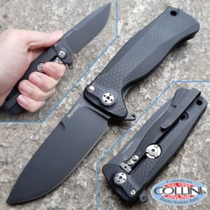 Lionsteel - SR-22 - aluminio negro y hoja DLC - SR22ABB - cuchillo