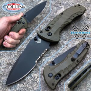 Benchmade - Turret - DLC serrated - OD G10 - 980SBK - cuchillo