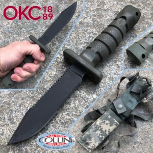 Ontario Knife Company - ASEK Survival System Foliage Green - 1410 - cuchillo