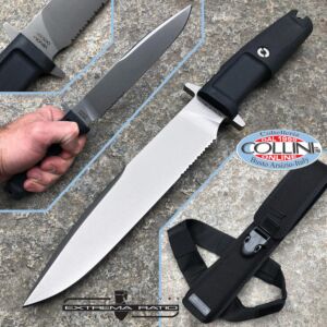 Extremaratio - Venom Stone Washed Half Serrated Knife - cuchillo