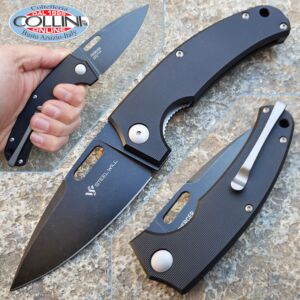 Steel Will - Piercer Knife Liner by Tommaso Rumici - D2 Blackwash - F40-09 - cuchillo