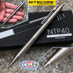 Nitecore - Lápiz con cuerpo de titanio - NTP40 - Lápiz táctico