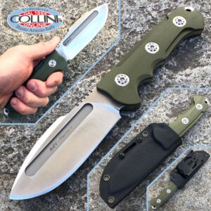 Andre De Villiers ADV - Harpoon Fixed knife - Green G10 - cuchillo