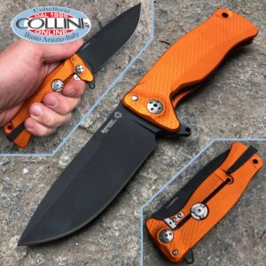 Lionsteel - SR-11 - PVD Alluminio Orange knife - SR11AOB - cuchillo