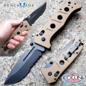 Benchmade - Adamas Knife Sand Serrated by Shane Sibert - 275SBKSN - cuchillo