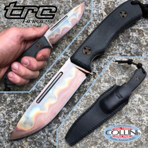 TRC Knives - K-1s Sprint Run - RWL34 & Black Canvas Micarta - cuchillo