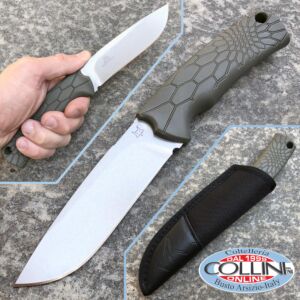 Fox - Core Fixed Knife by Vox - FX-605OD - Flat OD Green - Cuchillo
