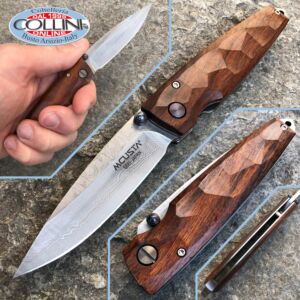 Mcusta - Tsuchi Damascus knife - Shinra Iron Wood - MC-0077DI - Cuchillo