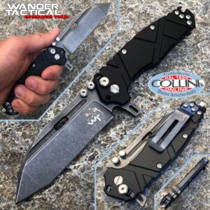 Wander Tactical - Hurricane Folder knife III Generation - Aluminio negro - cuchillo plegable