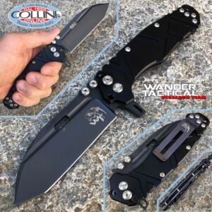 Wander Tactical - Hurricane Black Folder knife III Generation - Aluminio negro - cuchillo plegable