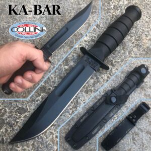 Ka-Bar - USMC Short knife black - 02-1258 - Kydex Sheath - cuchillo