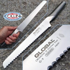 Global knives - G9 - Cuchillo de pan 22cm - cuchillo de cocina - cuchillo de pan