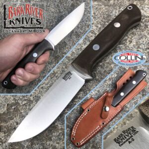 Bark River - Bravo 1 Field knife - A2 Steel - Green Canvas - BA07112MGC - cuchillo