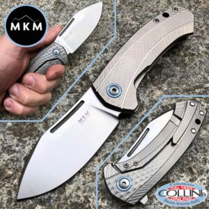 MKM & LionSteel - Colvera Flipper Knife - Titanium Grey - LS02-T - cuchillo