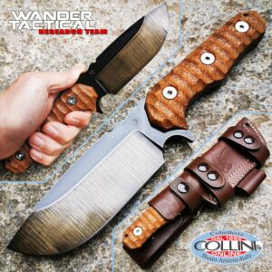 Wander Tactical - Lynx - Raw Dual Tone & Micarta Desert - cuchillo personalizado