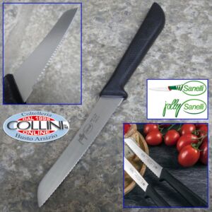 Sanelli - Jolly - Cuchillo tomate 12cm - 3342.12.N - micro serrado - cuchillo de cocina