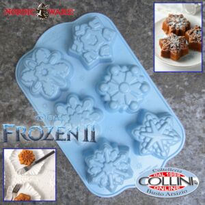Nordic Ware -  Molde Frozen Snowflake Cakelet Pan - FROZEN