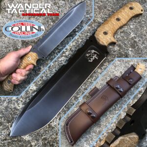 Wander Tactical - Godfather cuchillo - Iron Washed & Desert Micarta - Versión estándar