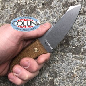 Corey Sar Fox - Camp Knife - Natural Micarta - cuchillo