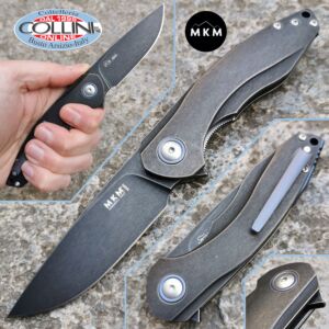 MKM & Viper - Timavo Flipper Knife by Vox - Blackwashed Titanium - VP02-TDSW - cuchillo