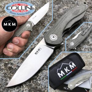 MKM & Viper - Timavo Flipper Knife by Vox - Green Micarta - VP02-GC - cuchillo
