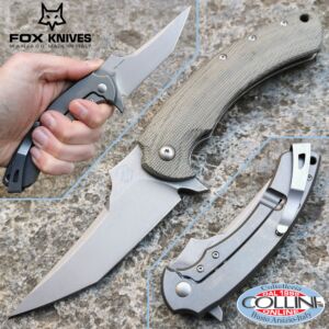 Fox - Geco Titanium Flipper Frame de Bastinelli - FX-537SW - cuchillo