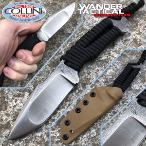 Wander Tactical - Cuchillo Raptor compound - SanMai V-Toku2 & OD black Paracord - cuchillo personalizado
