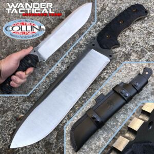 Wander Tactical - Godfather knife - SanMai V-Toku2 y Black Micarta - Pieza única