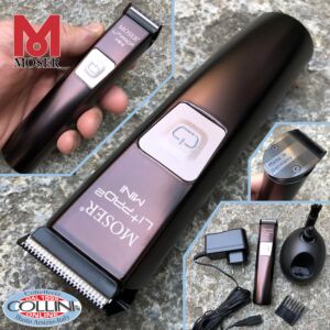 Moser - Li + Pro 2 Mini - 1588-0050 - Regla de barba profesional recargable