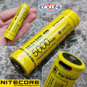 Nitecore - NL2150R USB-C - Batería recargable de iones de litio 21700 3.6V 5000mAh protegida