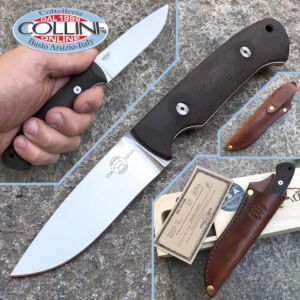 White River Knife & Tool - Cuchillo Hunter Black Micarta - HNT-MBL - cuchillo