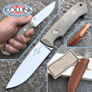 White River Knife & Tool - cuchillo Hunter Olive Micarta - HNT-MOD - cuchillo