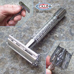 Giesen e Forsthoff - Timor - Maquinilla de afeitar de seguridad - cromado brillante 80mm. - 42091 