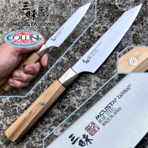 Mcusta Zanmai - Beyond Utility knife 11cm - Aogami Super steel - ZBX-5001B - cuchillo de cocina