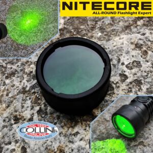 Nitecore - NFG25 - Filtro Verde de 25mm para P10 V2, MH12 V2 y MH12S - Accesorios Linternas Led