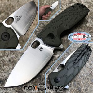 Fox - Cuchillo de núcleo de Vox - Edición especial en acero SanMai SPG2 - Verde - CO-604-OD - cuchillo