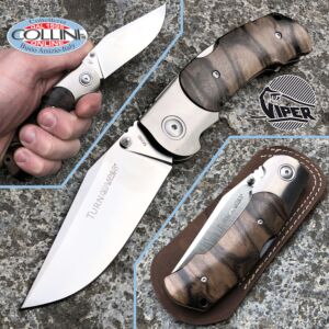 Viper - Turn knife de Silvestrelli - Titanio y madera de nogal - Acero M390 - V5986NO - cuchillo