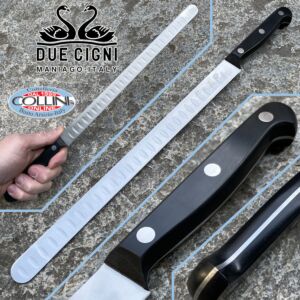 Due Cigni - Classic Line 2C - cuchillo de salmón con alvéolos 30cm - 753/30 - cuchillo de cocina