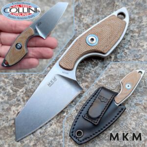 MKM & Mercury - Mikro 2 by Vox - Micarta natural - MK MR02-NC - cuchillo de cuello