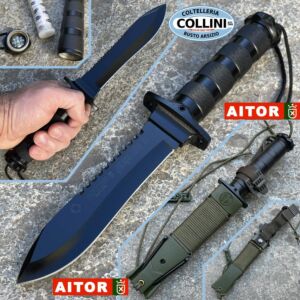 Aitor - cuchillo Jungle King II Black - 16013N - cuchillo