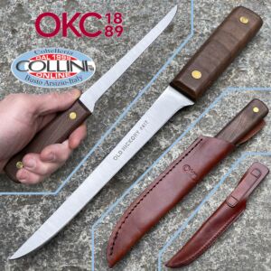 Ontario Knife Company - 417 Filet Knife con funda de cuero - 1275 - cuchillo