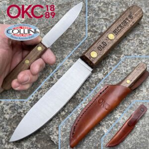 Ontario Knife Company - Cuchillo para aves y truchas con funda de cuero - 7027 - cuchillo