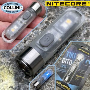 Nitecore - TIKI GITDB - Llavero recargable USB + UV - 300 lúmenes y 71 metros - Linterna Led