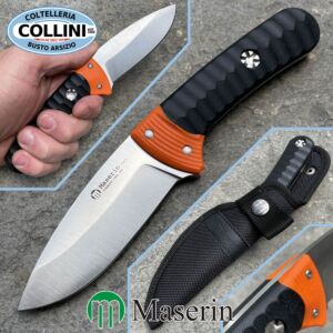 Maserin - cuchillo SAX - G10 Negro / Naranja - 975 / LG10NA - cuchillo