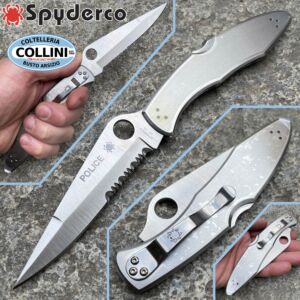 Spyderco - Police - Half Serrated - C07PS - cuchillo