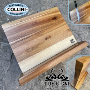 Due Cigni - bloque de madera de acacia magnetizada - C350 - accesorio de cuchillo