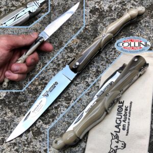 Laguiole En Aubrac - Aile de Pigeon Horn 12 cm - colección de cuchillos
